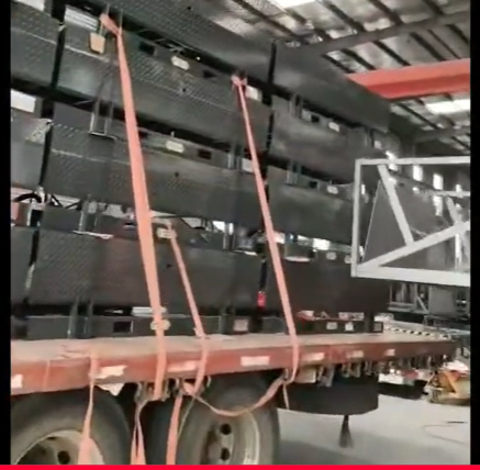 Fixed Hydraulic Dock Levelers Fully Loaded Truck Factory Shipment Video