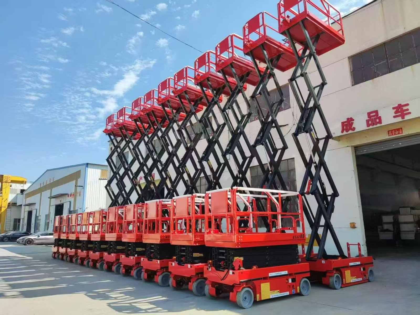 Various Types & Sizes Scissor Lift Aerial Work Platform | Factory Product Show