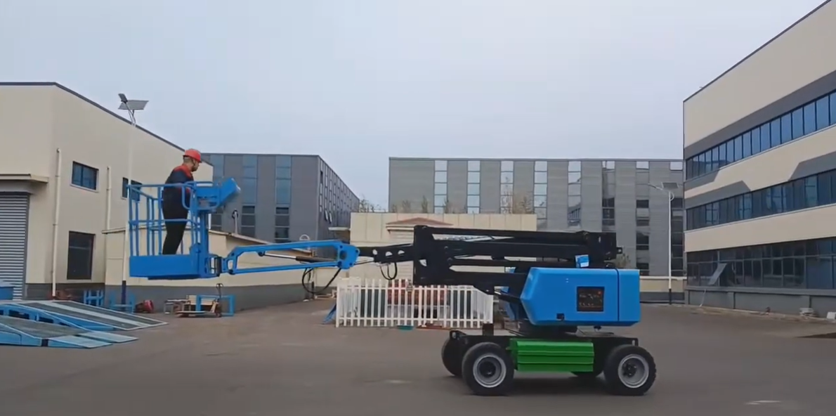 Testing of a 12-Meter Articulated Boom Aerial Work Platform