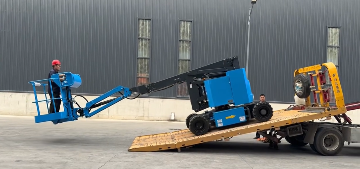 Shipment of a 10-meter Articulated Boom Lift