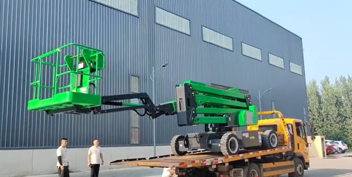 Shipment of a 14-meter Self-Propelled Aerial Work Platform